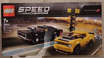 2018 Dodge Challenger SRT Demon and 1970 Dodge Charger R/T, Lego 75893, Guy Wiggill, Speed Champions, Underberg 