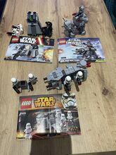 Imperial troop transport, first order battle pack & AT-AT Lego 75075, 75132, 75078