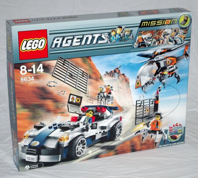 LEGO 8634 Agents - Mission 5: Turbocar Verfolgungsjagd, neu, Lego 8634, privat, Agents, Gerasdorf, Image 4