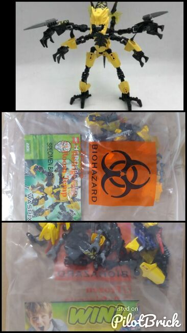 LEGO HeroFactory Waspix // complete - pristine condition - used once, Lego 2231, William Lauzon, Hero Factory, Sherbrooke, Image 4