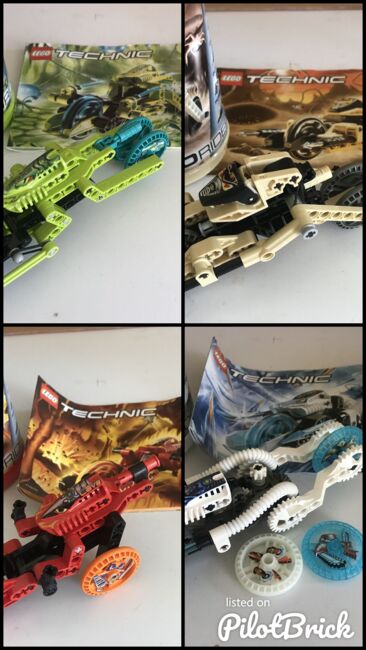 Set of 5 Robo Riders, Lego 8509, 8510, 8511, 8513, 8514, Patricia Mallon, Bionicle, Victoria, Image 7