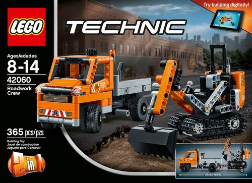 ᐅ Set • Lego 42060 Technic ⇒ 2 offers • Roadwork Crew | PilotBrick.com