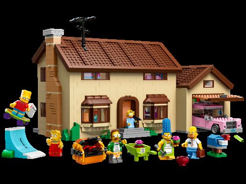 simpsons lego house