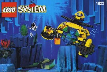 1822 LEGO Aquazone Aquanauts Sea Claw 7 & BONUS! 1749 set. Free shipping in ZA, Lego 1822, PBlokker, Aquazone, Heidelberg