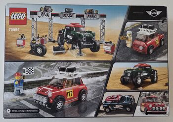 1966 Mini Cooper S Rally and 2018 Mini John Cooper Works Buggy, Lego 75894, Thorsten Reisinger, Speed Champions, Johannesburg