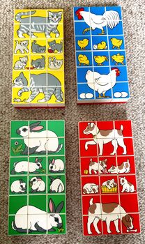 1985 - 86 Duplo Mosaic Pet Set, Lego 1014, Rossco, DUPLO, Melbourne