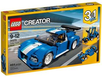 31070 - Creator - 3 in 1 Turbo Track Racer - 100% Complete Retired Set - RARE, Lego 31070, cogolird on Ebay, Creator, Red Deer
