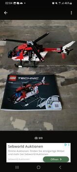 42092 Rettungshubschrauber 2-in-1 (100% komplett), Lego 42092, Annett, Technic, Leisnig 