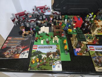 6 lego sets,figurines and sorted lego pieces, Lego, Lente , 4 Juniors, Durban
