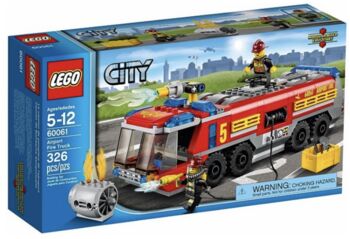 60061: Airport Fire Truck - hard to find retired set, Lego 60061, T-Rex (Terence), City, Pretoria East