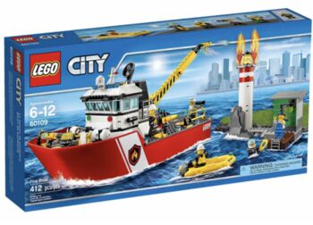 60109: Fire Boat - Retired Set, Lego 60109, T-Rex (Terence), City, Pretoria East