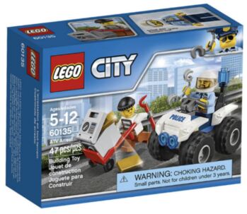 60135: ATV Arrest - Retired Set, Lego 60135, T-Rex (Terence), City, Pretoria East