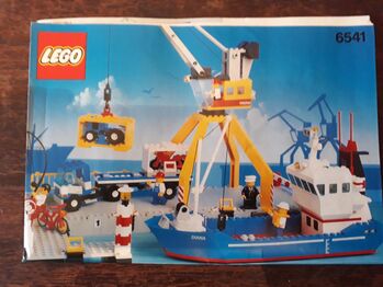 6451 - Hafenkran und Schiff, Lego 6451, privat, Town, München