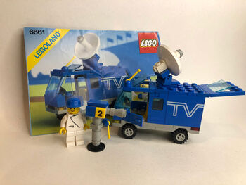 6661 Mobile TV studio, Lego 6661, DutchRetroBricks, Town