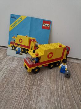 6693 Refuse Collection Truck, Lego 6693, DutchRetroBricks, Town