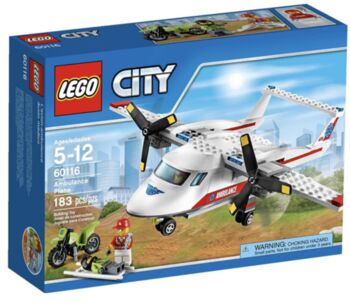 Ambulance Plane - Retired Set, Lego 60116, T-Rex (Terence), City, Pretoria East