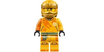 Arin - Shirt with Orange Dragon, Head Wrap, Lego, HJK Bricks (HJK Bricks), Minifigures, Randfontein