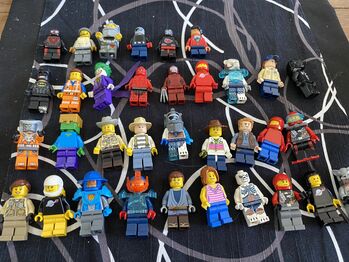 Assorted figurines, Lego, Nico, Minifigures, Bellville