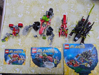 Atlantis multiple sets in good condition, Lego 8057, 8059, 8079, Richard Whitehead, Atlantis, KINGSWINFORD