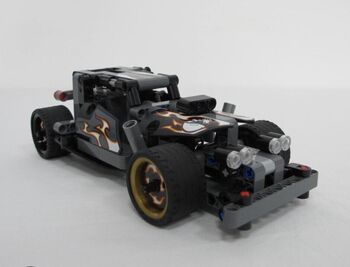 Auto schwarz, Lego 42046, Holger, Technic, Merzkirchen