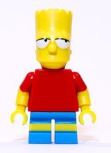 Bart Simpson - Eyes Looking Left, Lego sim003, HJK Bricks (HJK Bricks), Minifigures, Randfontein