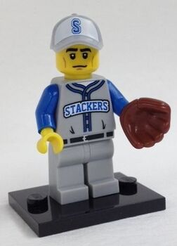 Baseball Minifigure, Lego 71001-13, Settie Olivier, Minifigures, Pretoria