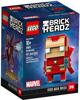 BrickHeadz Iron Man MK50, Lego 41604, Ernst, BrickHeadz
