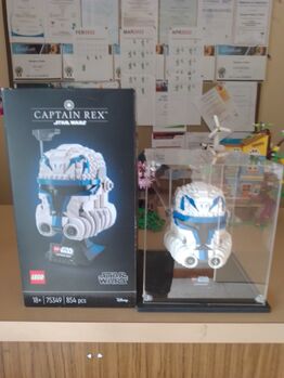 Captain Rex assembled in display case, Lego 75349, William , Star Wars, Yarrawonga