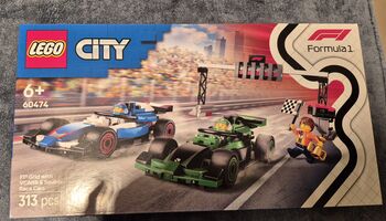 City F1 Grid with VCARB & Sauber Race Cars, Lego 60474, oldcitybricks.com.au, City, Dubbo