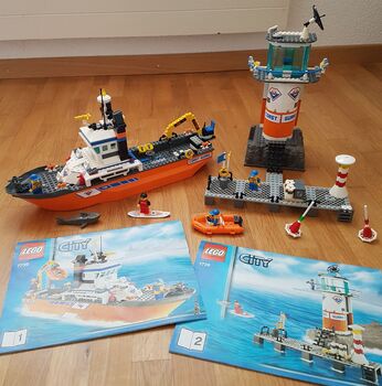 Coast Guard Patrol Boat & Tower, Lego 7739, Roger, City, Pfyn
