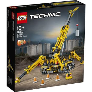 Compact crawler crane, Lego 42097, Werner, Technic, Springs