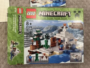 Complete Lego Minecraft The Snow Hideout, Lego 21120, Rowen Pelley, Minecraft, Oshawa