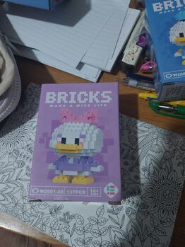 Daisy Duck Bricks, Lego W2601-08, Shanshan, Disney, Singapore