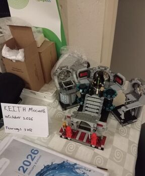 Death Star final dual diorama, Lego, Kesh, Star Wars, Sandton