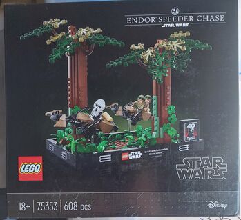 Endor Speed Chase Diorama, Lego 75353, oldcitybricks.com.au, Star Wars, Dubbo