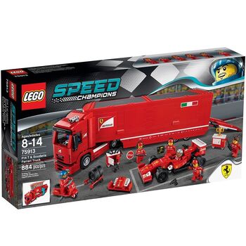 F14 T and Scuderia Ferrari Truck, Lego, Dream Bricks (Dream Bricks), Speed Champions, Worcester