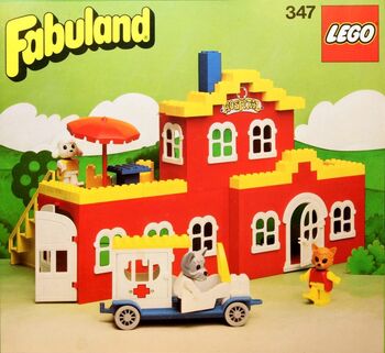 Fabuland Lego Hospital Set with Manual - Rare, Lego 347, Rachel Miller, Fabuland, Bath