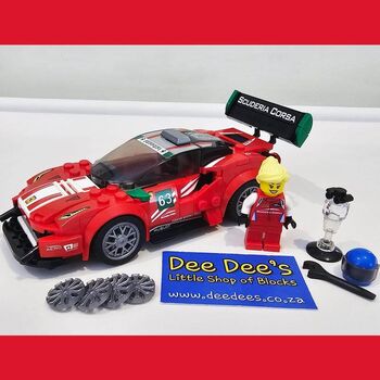 Ferrari 488 GT3 Scuderia Corsa, Lego 75886, Dee Dee's - Little Shop of Blocks (Dee Dee's - Little Shop of Blocks), Speed Champions, Johannesburg