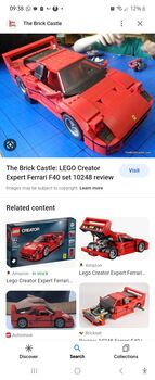 Ferrari f40, Lego, Trish, Creator, Cape town