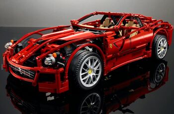 Ferrari Fiorano 599 GTB, Lego, Dream Bricks (Dream Bricks), Technic, Worcester