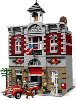 Fire brigade modular, Lego, Creations4you, Modular Buildings, Worcester