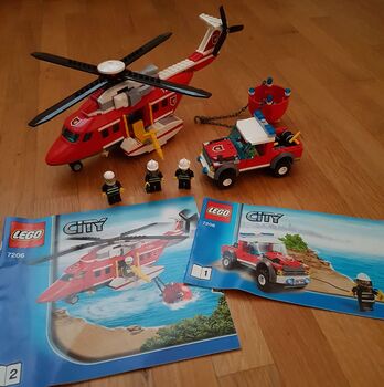 Fire Helicopter, Lego 7206, Roger, City, Pfyn