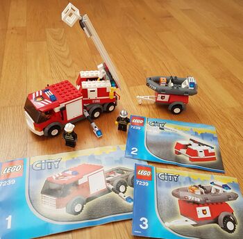Fire Truck, Lego 7239, Roger, City, Pfyn