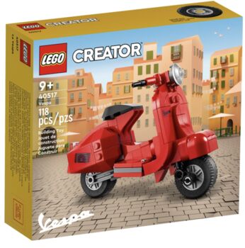 Fun, buildable model of the iconic Vespa scooter, Lego 40517, T-Rex (Terence), Creator, Pretoria East