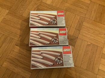 Gebogene elektrische Schienen, Lego 7855, Tobias, Train, Zürich