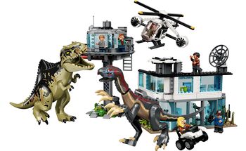 Giganotosaurus & Therizinosaurus Attack, Lego, Dream Bricks (Dream Bricks), Jurassic World, Worcester
