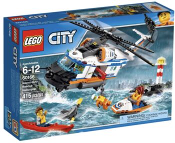 Heavy-Duty Rescue Helicopter - Retired Set, Lego 60166, T-Rex (Terence), City, Pretoria East