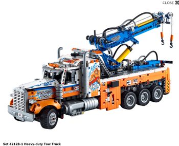 Heavy-duty Tow Truck, Lego 42128-1, Sergio, Technic, Läufelfingen