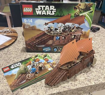 Jabbas Sail Barge, Lego 75020, Stephen Cooper, Star Wars, Atwell