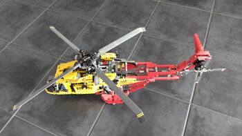 Grosser Hubschrauber, Lego 9396, Cina, Technic, Salgesch